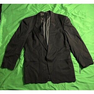 Mani by Giorgio Armani Men's 100% Wool Made In Italy Blazer Jacket Black 42L